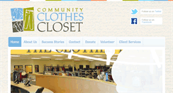 Desktop Screenshot of communityclothescloset.org